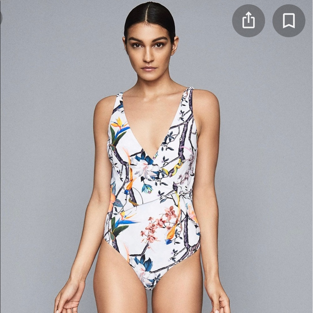 Reiss Gracen Swimsuit Large